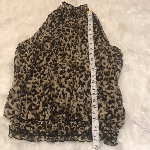 𝅺A. Byer Cheetah Print Top - Picture 5 of 12